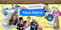 just text me maya bakhai- screenshot thumbnail
